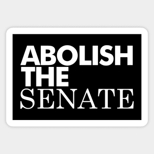 Abolish The Senate, White Sticker